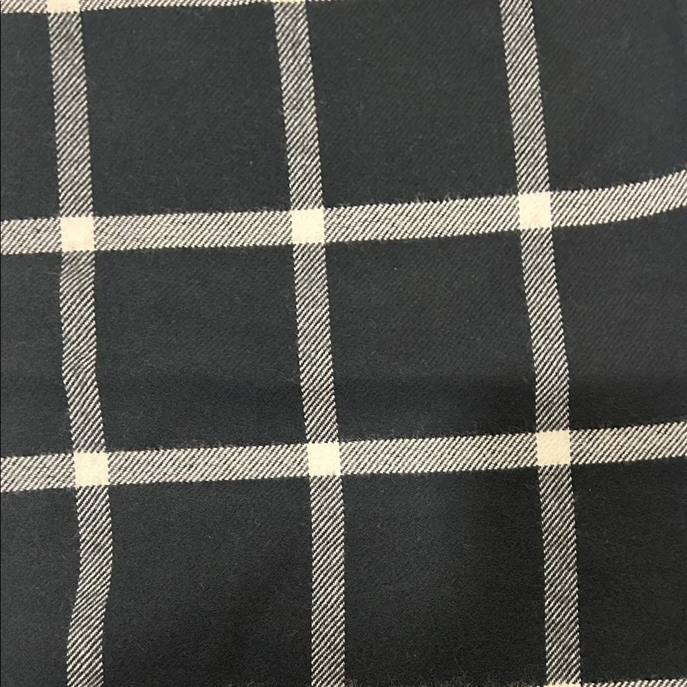 Mark & Graham Classic Black and White Checkered Scarf